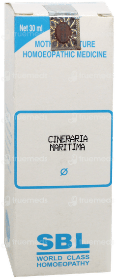 Sbl Cineraria Maritima Mother Tincture 30 Ml